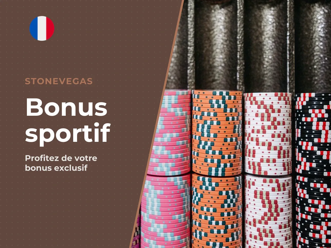 Bonus sportif StoneVegas Sportsbook 100 jusqu'à