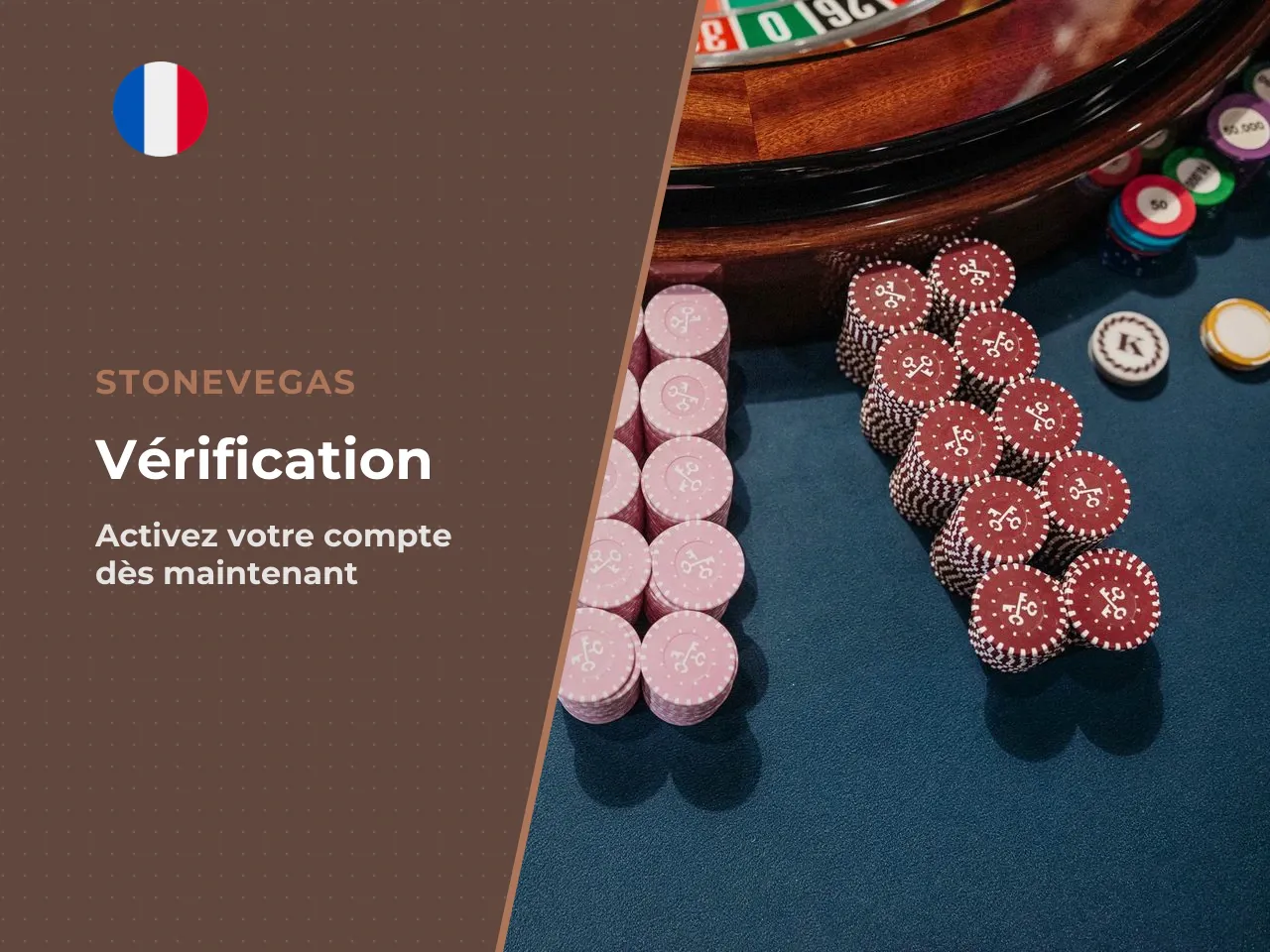 Vérification du compte après l'inscription. Le