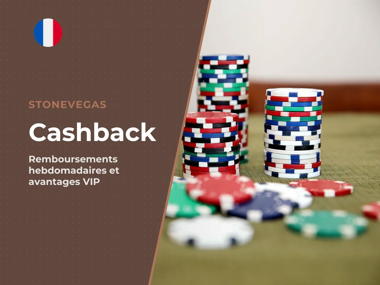 Cashback et gratifications de rétention. StoneVegas