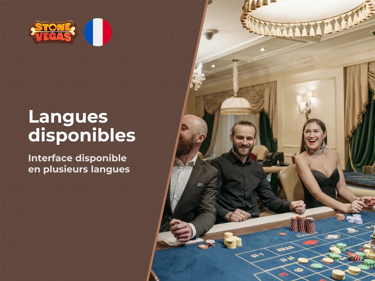 Langues prises en charge anglais, français